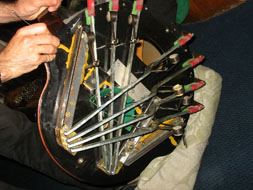 Harp pedals